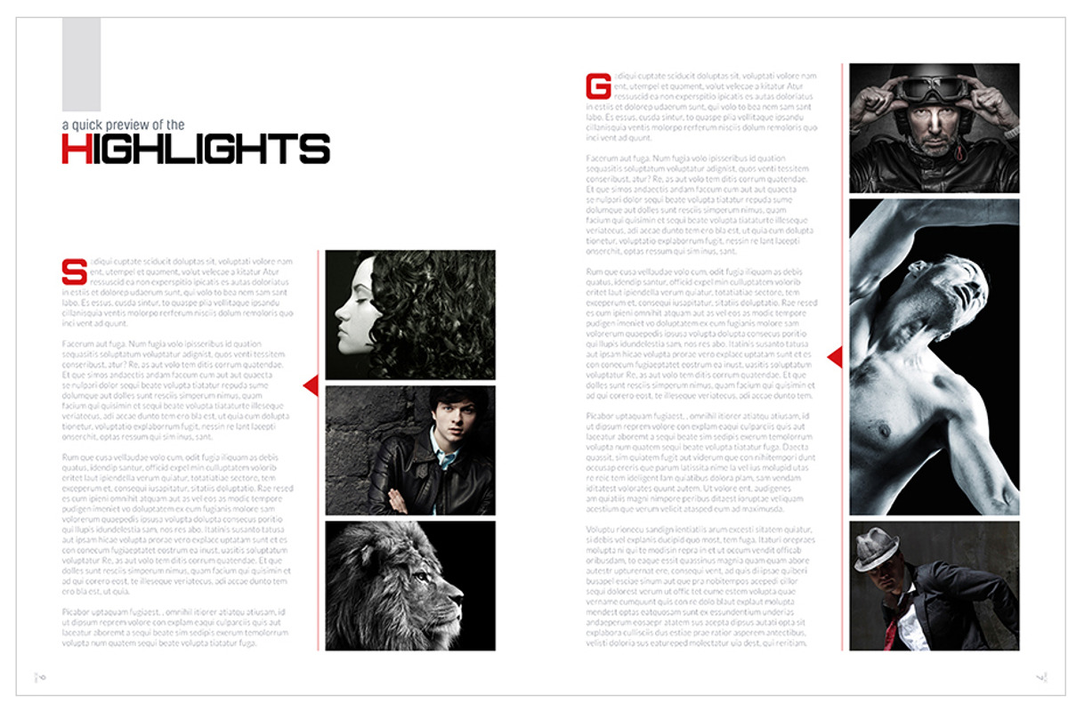 Magazine Template InDesign 15, a Magazine Template by Love Graphic Design (Photo 12 of 20)