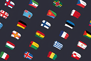 Painter Flags (232 Flags), a Solid Icon by alpercakici (Thumbnail 5 of 6)