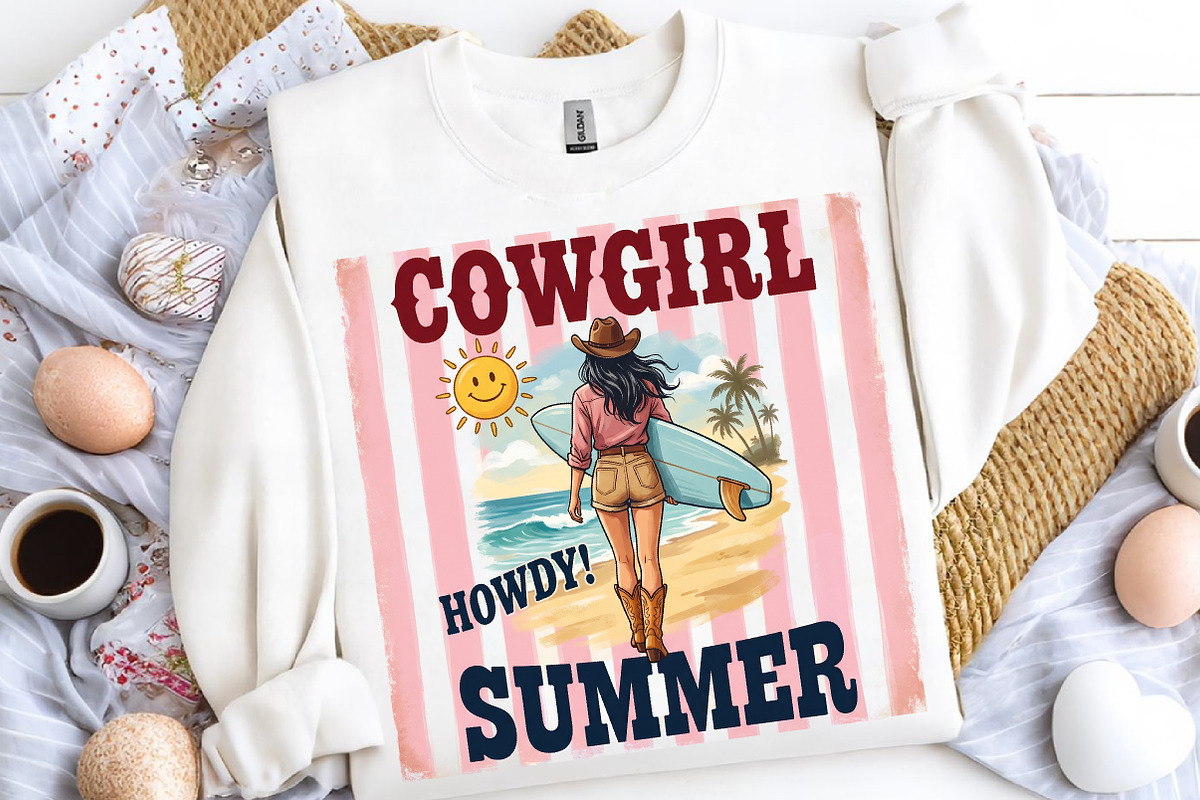 Cowgirl Summer PNG, Western, an Illustration by CreationArt (Photo 2 of 5)
