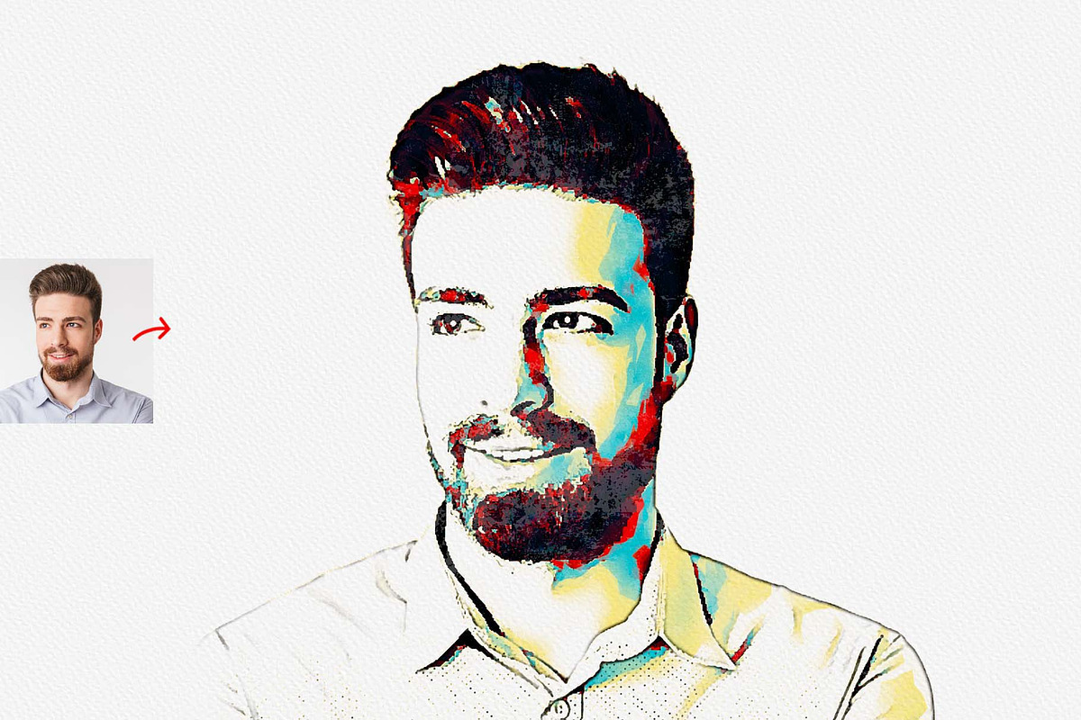 Abstract Painting Photoshop Action, an Action Add-On by MRI STUDIO (Photo 8 of 10)