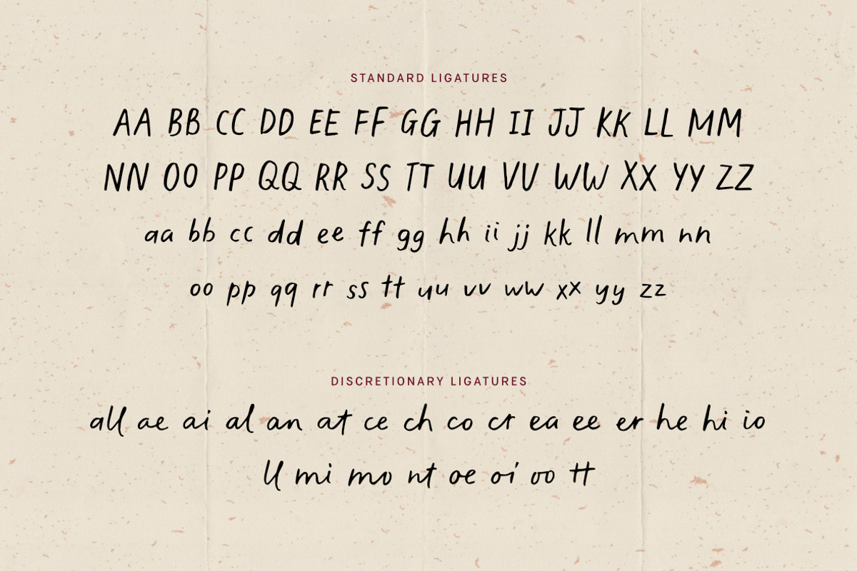 The Minimalist | Handwritten Font, a Handwritten Font by type peace (Photo 16 of 17)