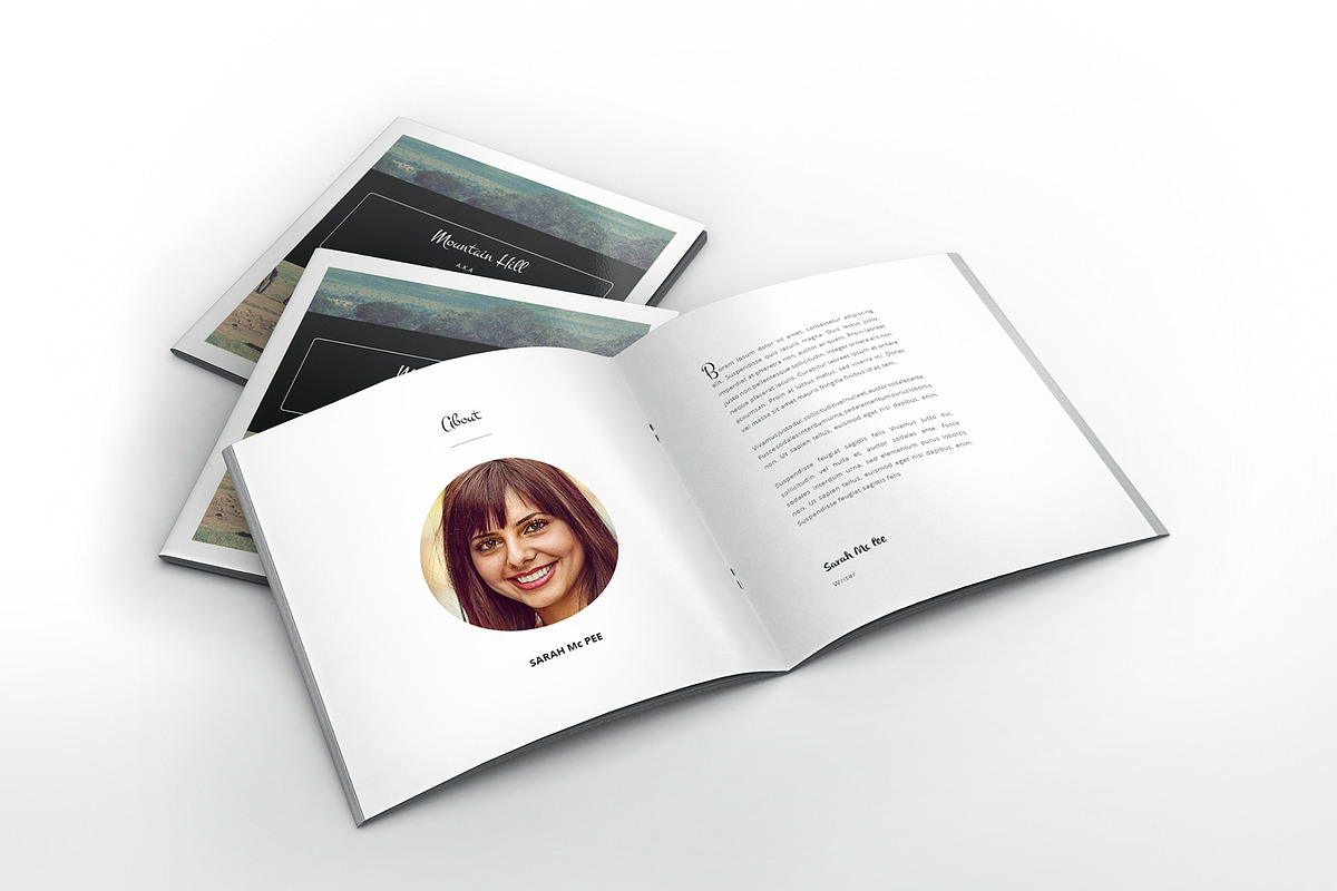 Multipurpose Square Clean Brochure, a Brochure Template by Incools Stokie (Photo 3 of 14)