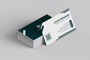 Modern Green Business Card Template, a Business Card Template by Artnivora.Std