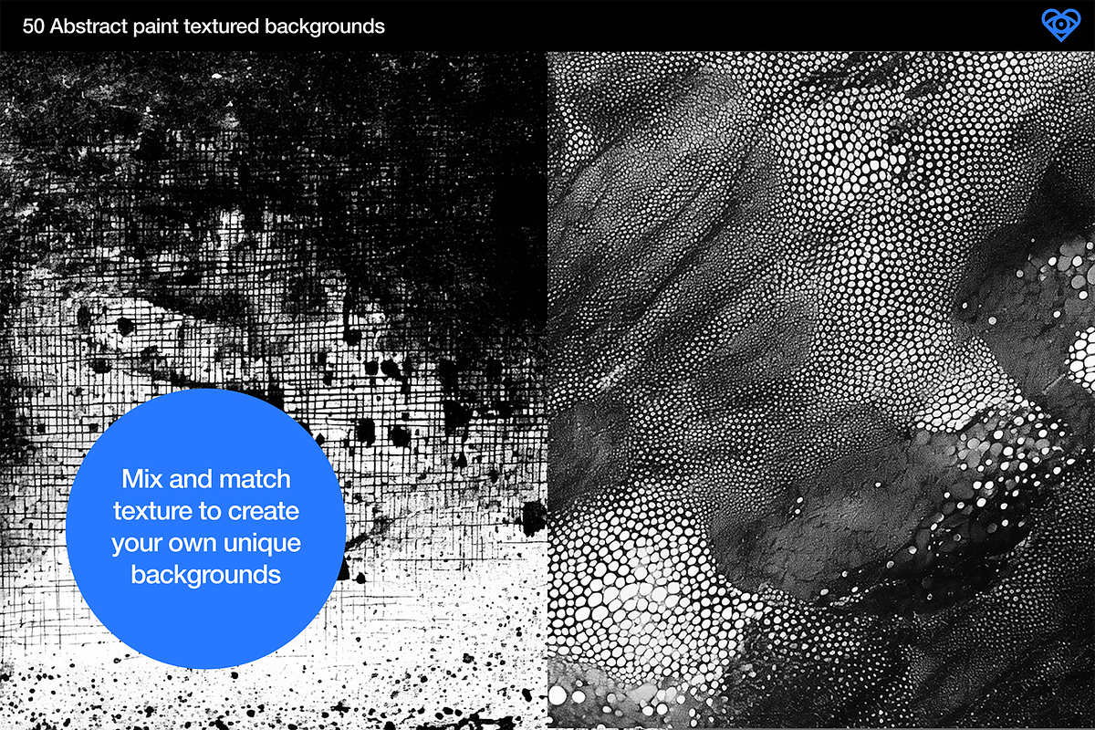 Abstract - 50 Black & White Textures, a Background Graphic by ikono.me (Photo 5 of 6)