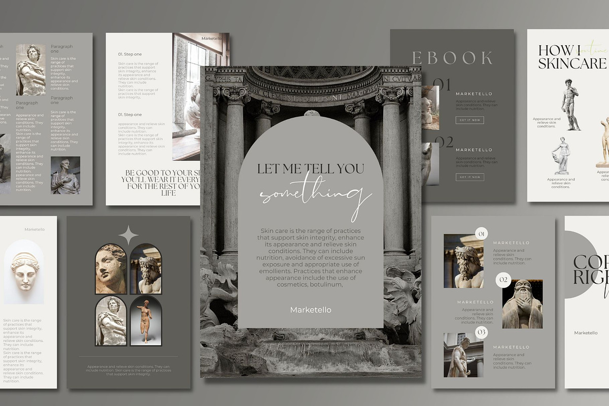 Ebook templates for CANVA, a Magazine Template by Marketello Studio (Photo 5 of 9)