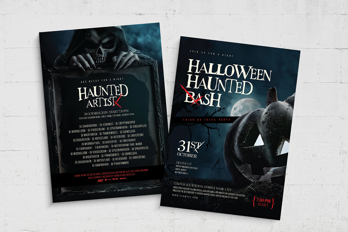 Halloween Flyer Template, a Flyer Template by BrandPacks (Photo 4 of 6)