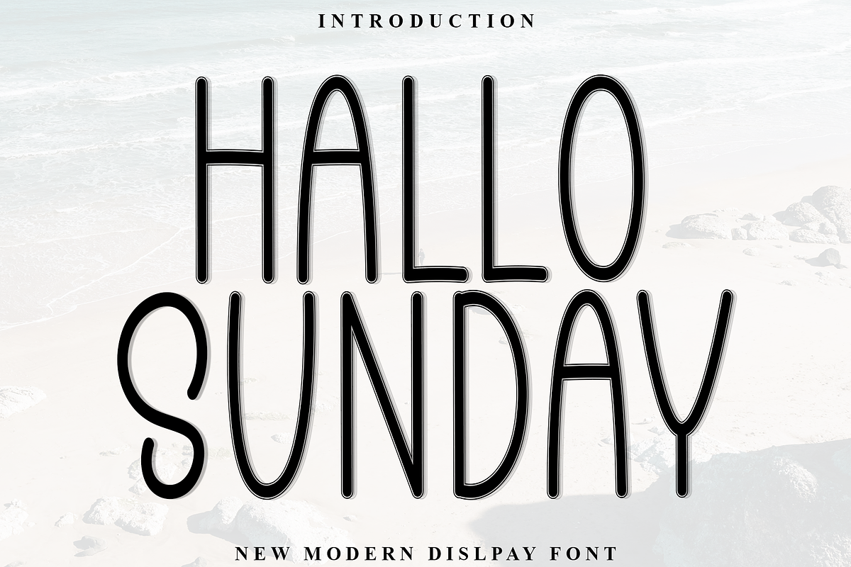 Hallo Sunday, a Sans Serif Font by FreshTypeINK (Photo 3 of 8)