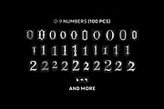 Gothic Letters, 500+ pcs PNG FONT, an Object Graphic by BORT GRAPHIC (Thumbnail 6 of 8)