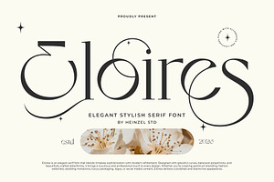 Eloires Elegant Stylish Serif Font