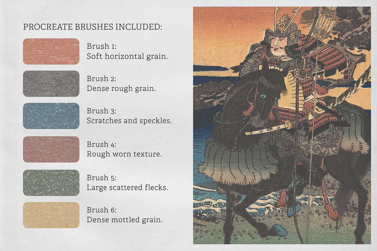 The Samurai Procreate Kit, a Brush Add-On by Digi Life (Photo 4 of 9)