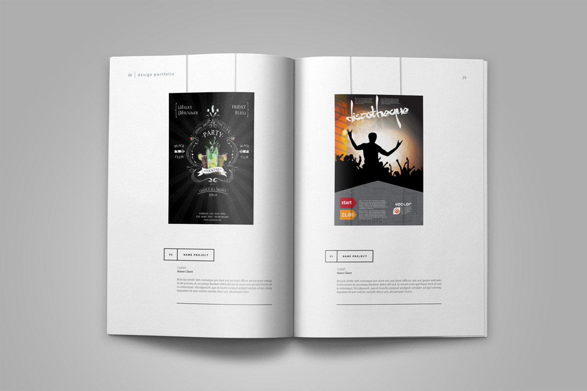 Graphic Design Portfolio Template, a Brochure Template by adekfotografia (Photo 18 of 29)