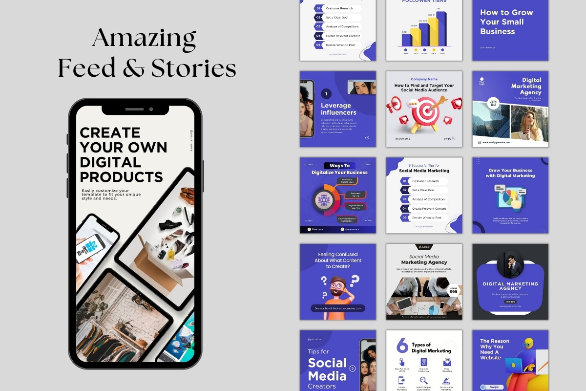 250+ Digital Marketing Templates, a Social Media Template by ResumeFabs (Photo 5 of 6)