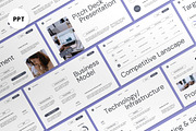 White Technology Company PPT, a Presentation Template by graphicook (Thumbnail 1 of 4)