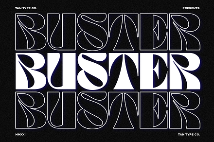 TAN - BUSTER, a Font by TanType