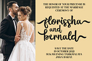 Flourissha Script LS, a Script Font by GranzCreative (Thumbnail 18 of 20)