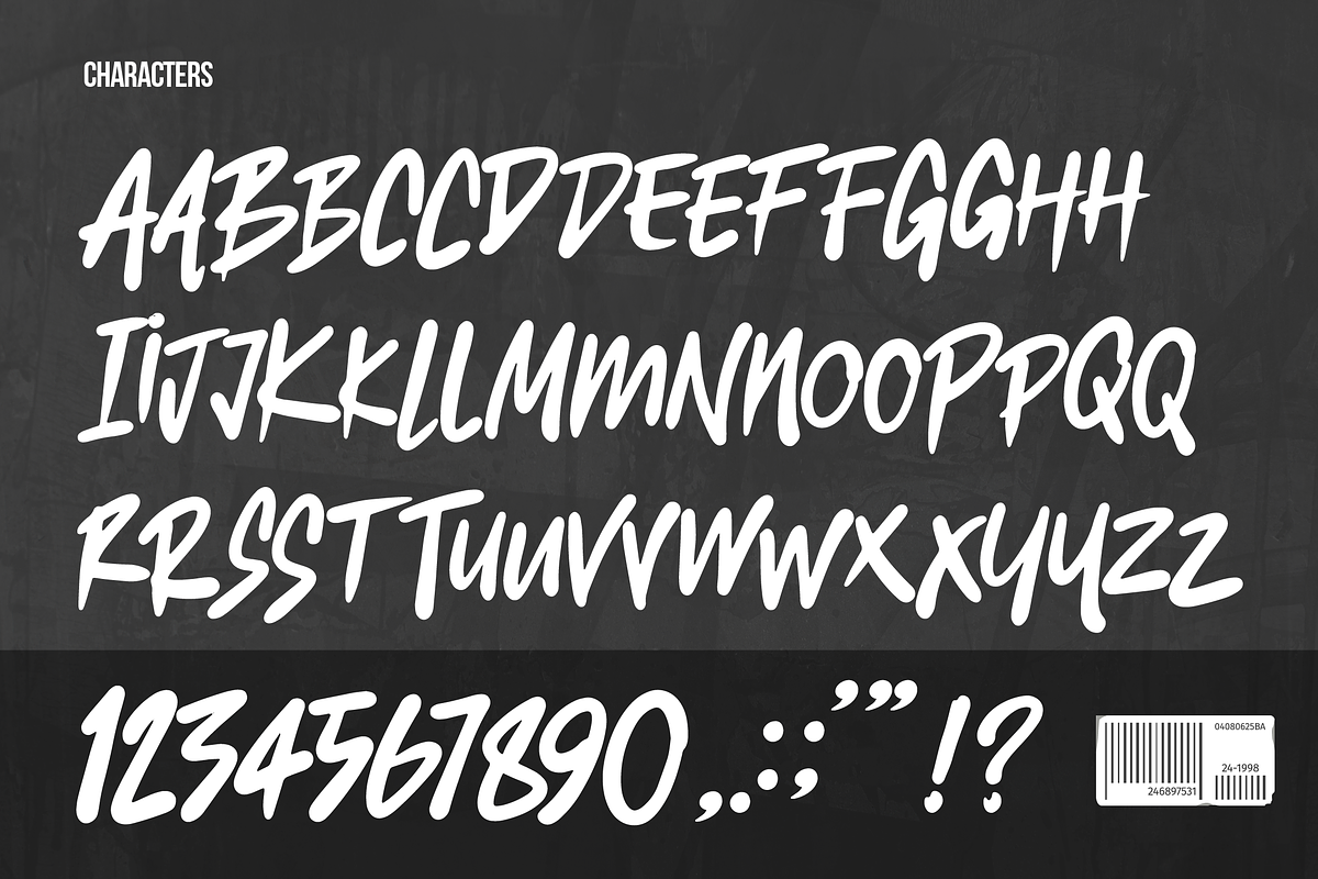 Days Artysian | Urban Graffiti Font, a Handwritten Font by Denustudios (Photo 13 of 15)