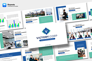 Victory Corp - Keynote Template, a Presentation Template by artchiles_design
