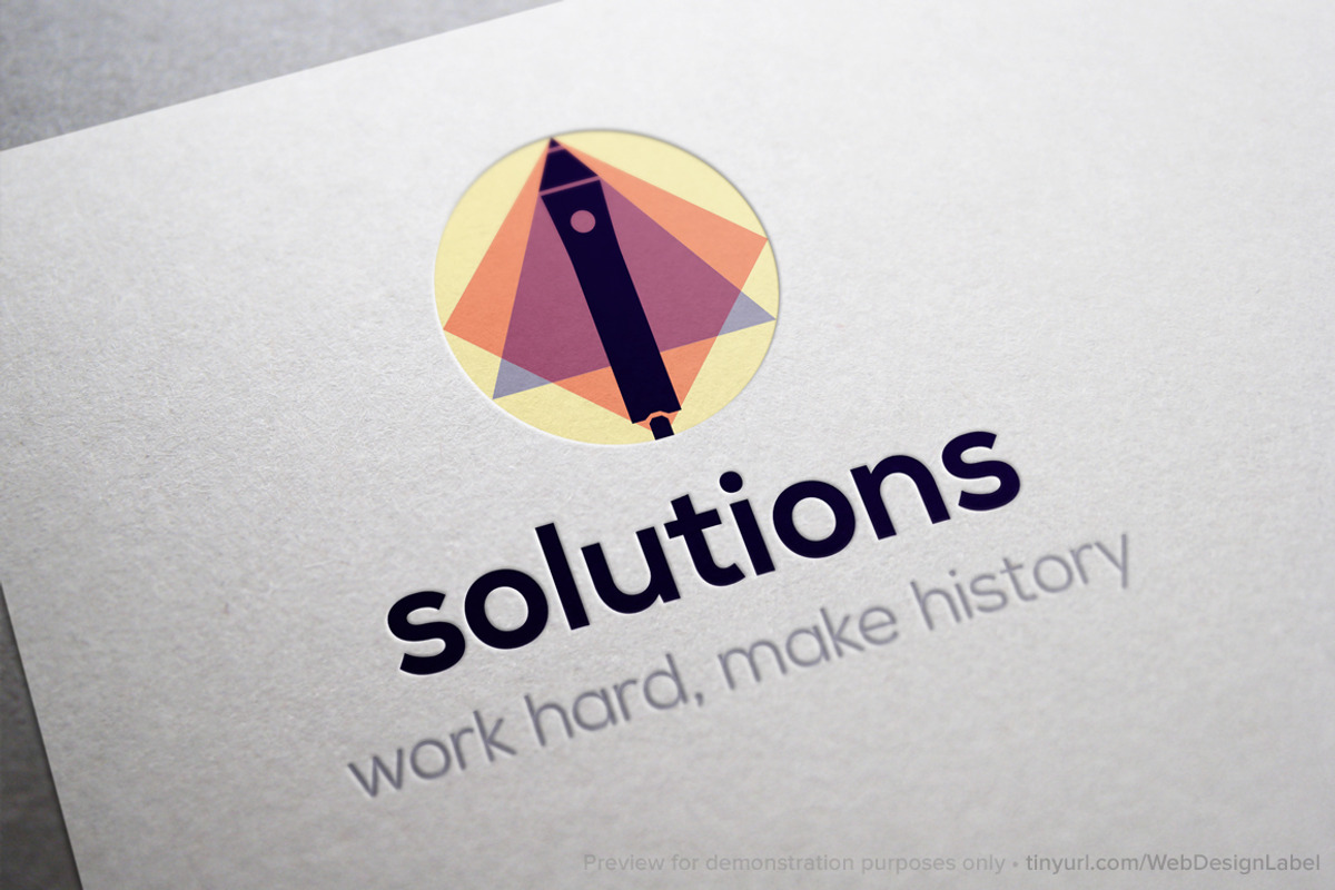 Solutions Logo, a Branding & Logo Template by Web Design Label (Photo 3 of 5)