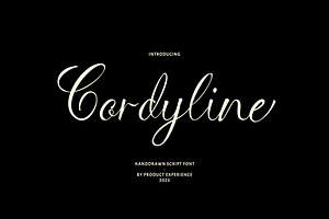 Cordyline - Handdrawn Script