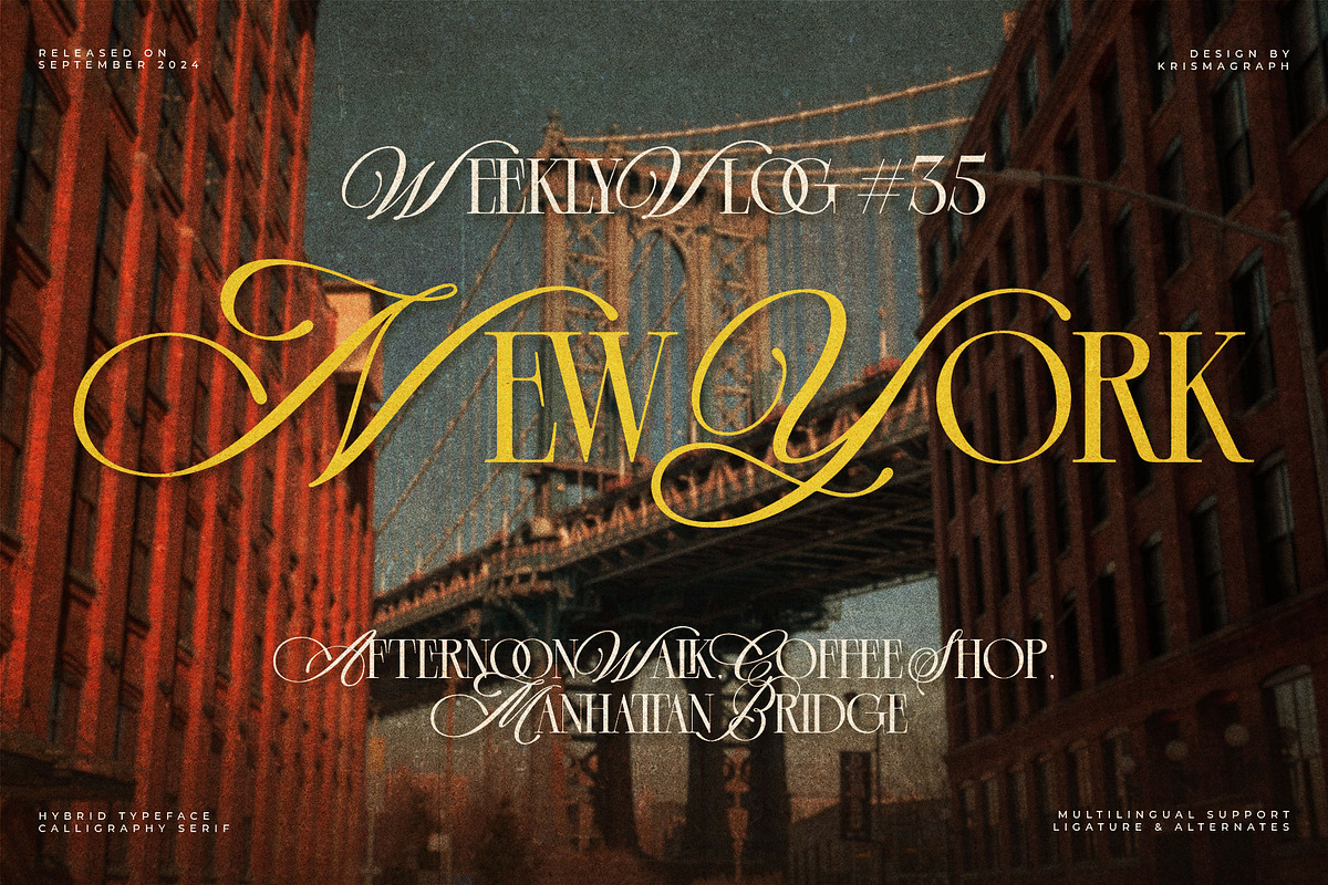 Black Saphire - Hybrid Serif, a Serif Font by Krismagraph (Photo 12 of 14)
