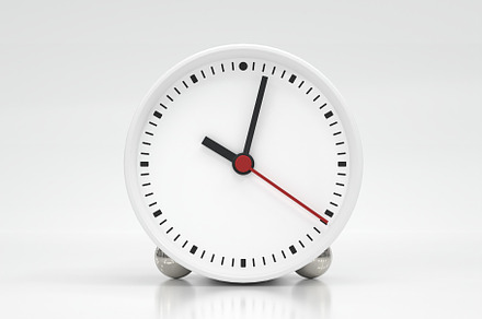 Clock face with hour minute and second hands about 10 o clock on, an Arts & Entertainment Photo by Ministocker