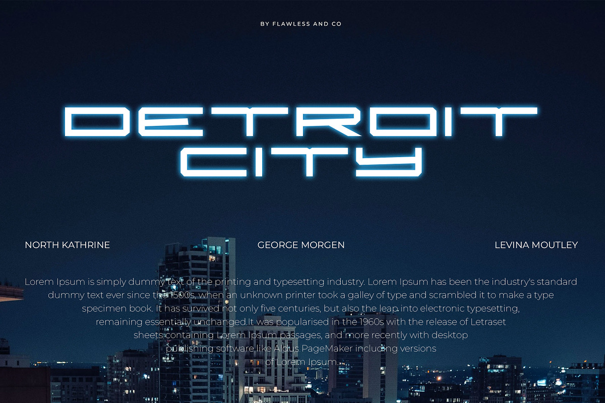 Novega - Sport Game Font, a Sans Serif Font by Flawless And Co (Photo 7 of 11)
