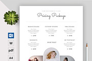 Pricing List, a Flyer Template by ARP Creation (Thumbnail 4 of 4)