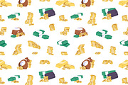 Cash money, coins set + backgrounds, a Finance Illustration by PaperTrident (Thumbnail 4 of 12)