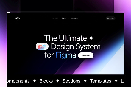 TheSprkl Figma Kit for Webflow