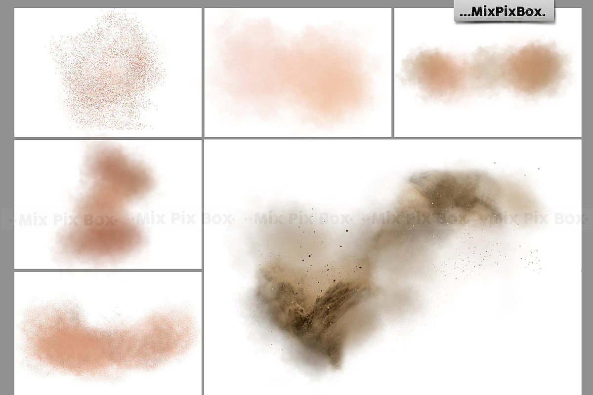 Dirt Explosion Photo Overlays, an Object Graphic by MixPixBox (Photo 4 of 6)