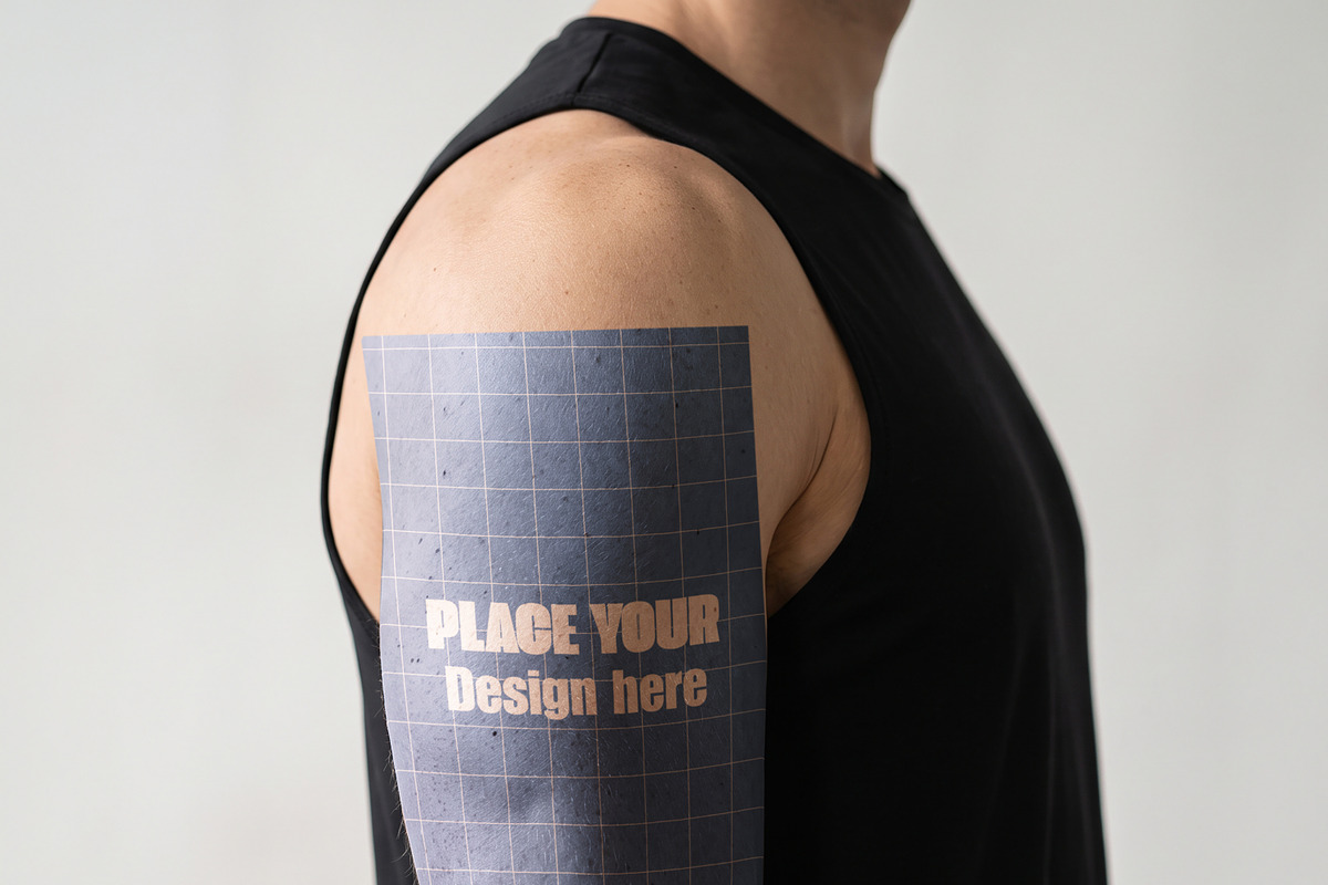 Realistic Body Tattoo Mockup Bundle, an Advertising Mockup by Pixel Foundry (Photo 4 of 6)