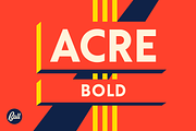 Acre Bold, a Sans Serif Font by Jonathan Ball (Thumbnail 1 of 5)