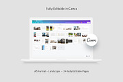 Architeo Portfolio Canva Bundle, a Brochure Template by artbart (Thumbnail 7 of 8)