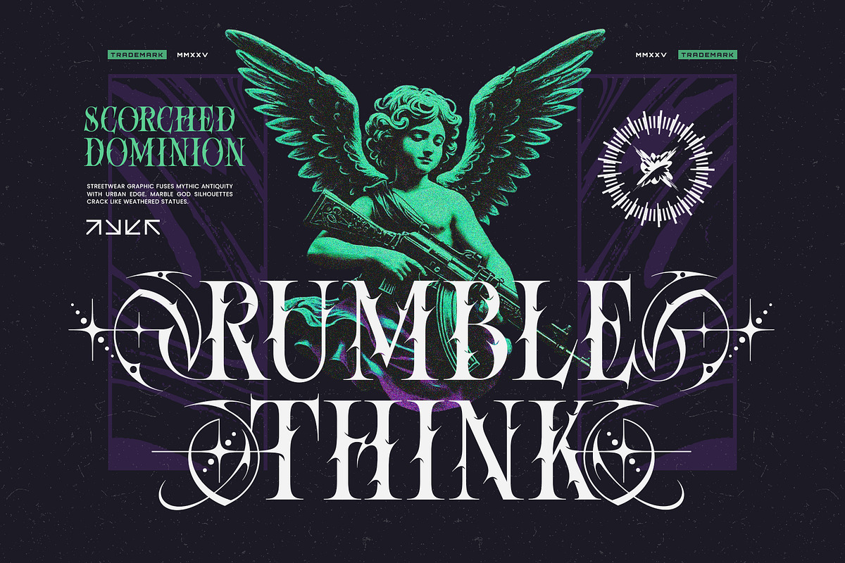 Rose Torture Typeface, a Serif Font by alit design (Photo 2 of 20)