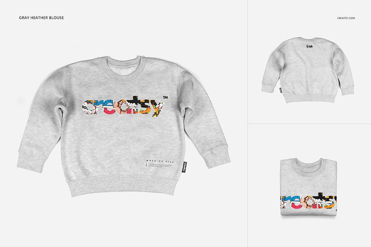 Baby Sweatshirt Mockup Set, a Hoody Mockup by creatsy4 (Photo 2 of 8)