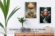 Ethereal and Surreal Flowers, a Decorative Illustration by Digital Art Creations (Thumbnail 4 of 7)