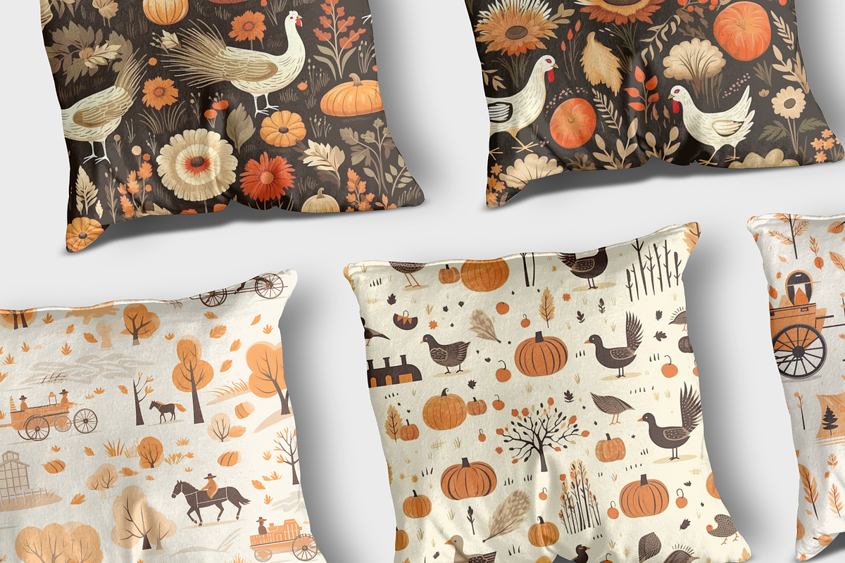 26 Autumnal seamless patterns, a Pattern Graphic by Sian Elizabeth Designs (Photo 3 of 5)
