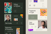 Arteva Art Exhibition Google Slides, a Presentation Template by New Coral Design (Thumbnail 8 of 10)