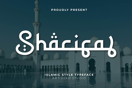 Sharifa Ramadhan Theme Font, a Sans Serif Font by Artiveko