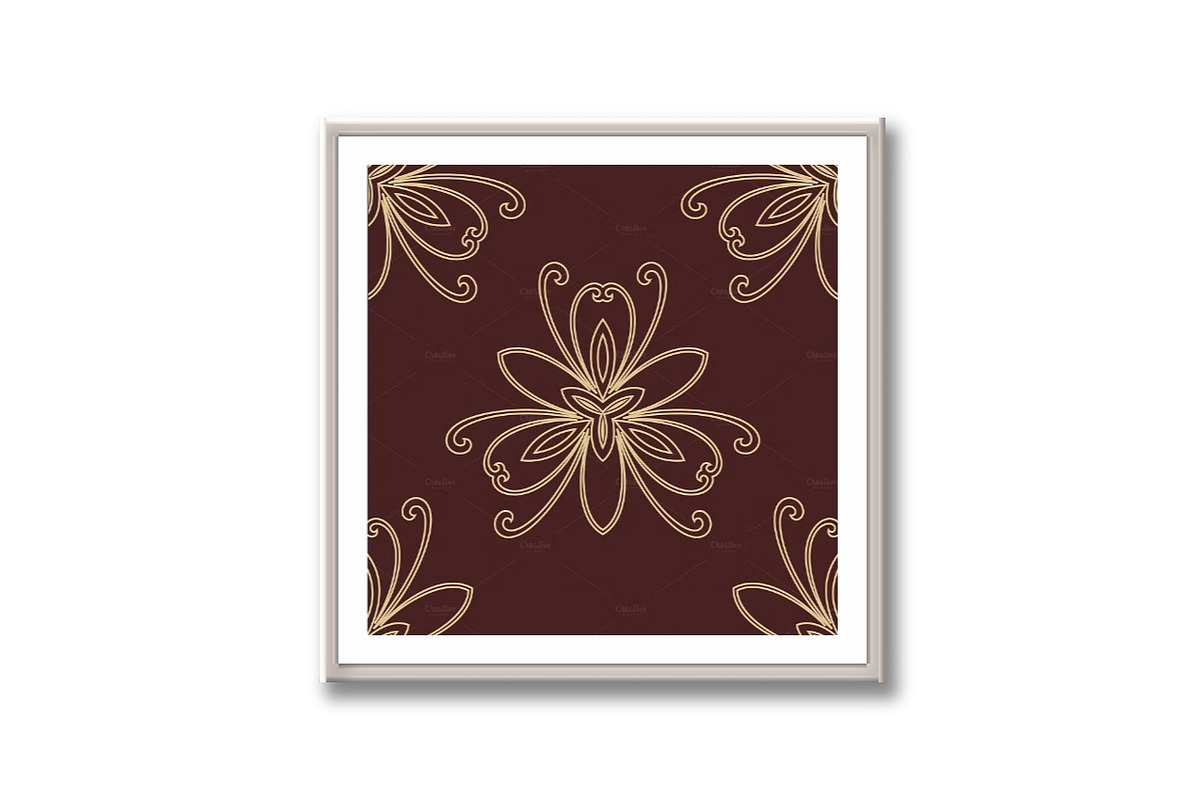 Floral Seamless Vector Pattern, a Pattern Graphic by FineArtStudio (Photo 3 of 3)