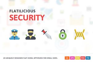 Security Flat Icons