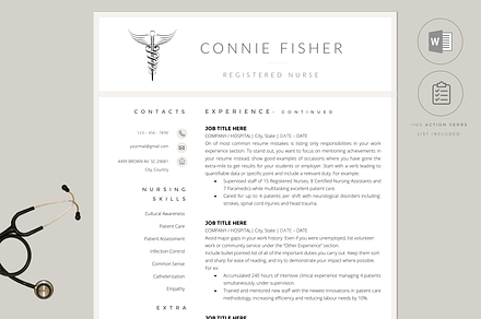 Nurse Resume Template CV