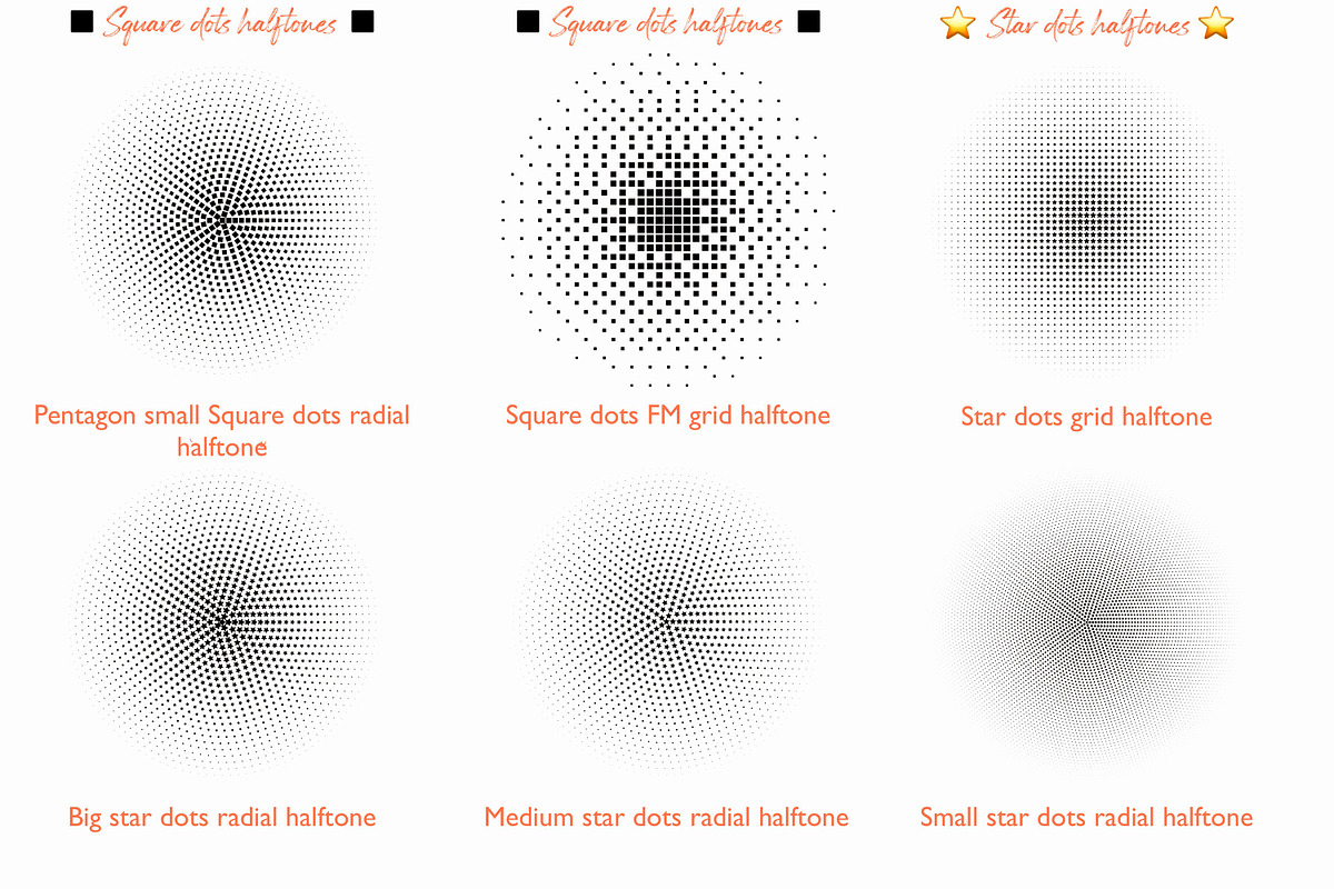Radial halftone gradients for iPad, a Brush Add-On by Mona Ahmed (Photo 6 of 22)