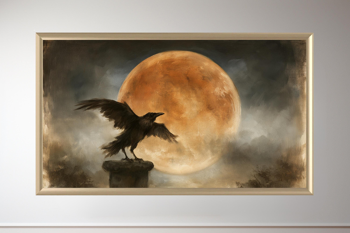 Rustic Halloween Frame Tv Art Set, a Seasonal Illustration by PrintablesByFranklyn (Photo 5 of 16)