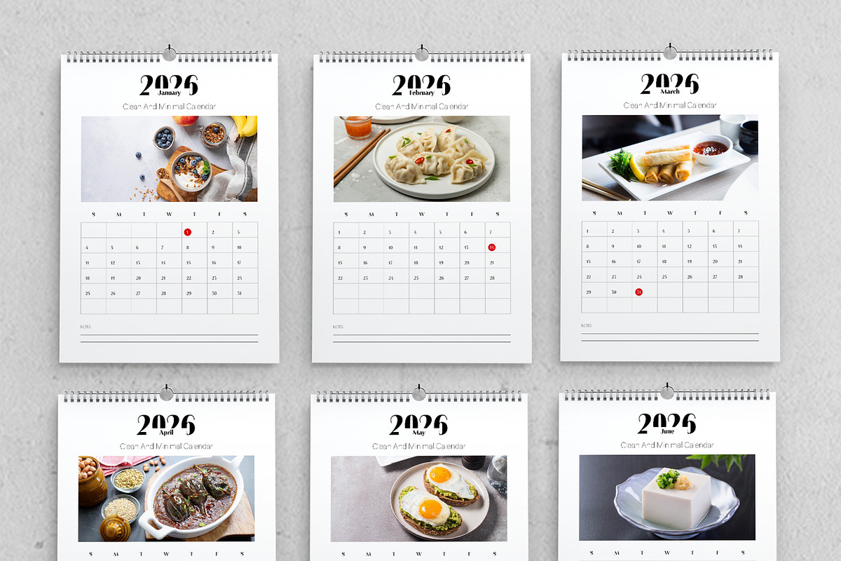 Hanging Wall Calendar 2026 preview 2