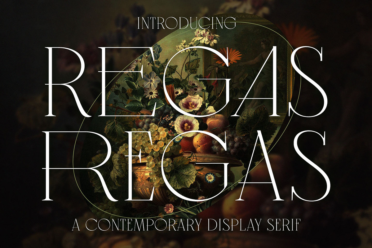 Regas Classic Display Serif Font, a Serif Font by Kulokale (Photo 1 of 10)