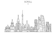 Collection of 14 cities skylines, an Illustration by GlebTagirov (Thumbnail 5 of 9)