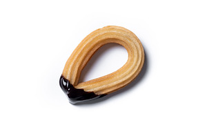 Traditional Spanish churros with chocolate, a Food & Drink Photo by etorres69