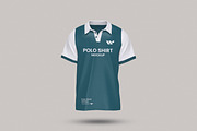 Polo Shirt Mockup, a Shirt Mockup by HanaSaka_Studio (Thumbnail 1 of 4)