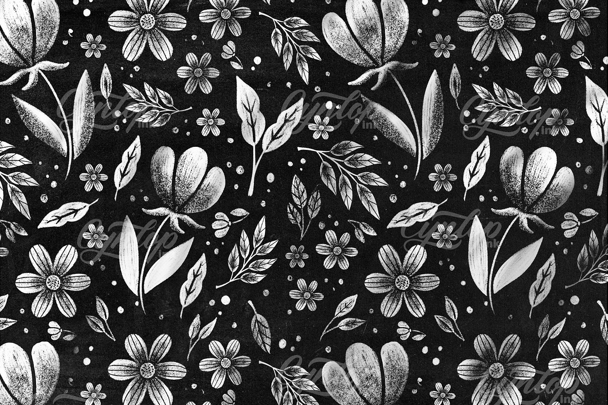Chalky Brush Set for Procreate, a Brush Add-On by Cynlop Ink (Photo 9 of 9)